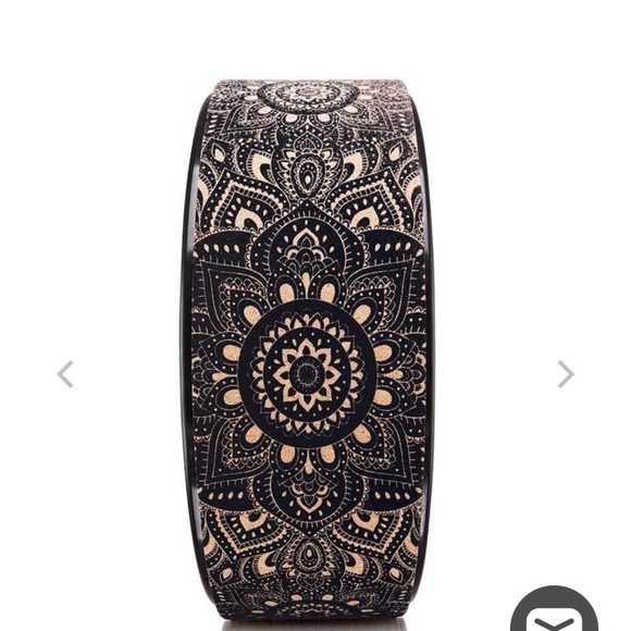 Design Lab Yoga Wheel with mandala print - Picture 1 of 4